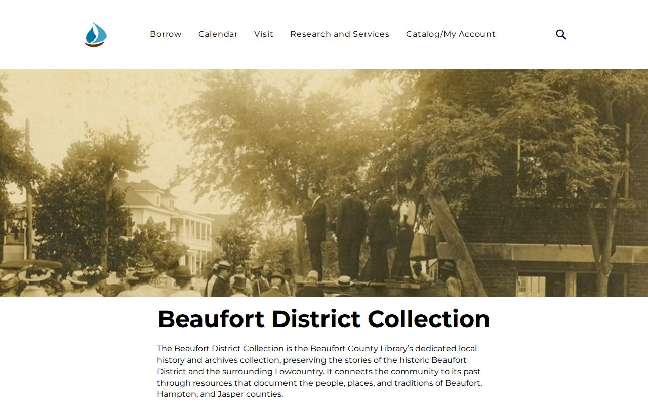 Bluffton city directory research at the Beaufort District Collection