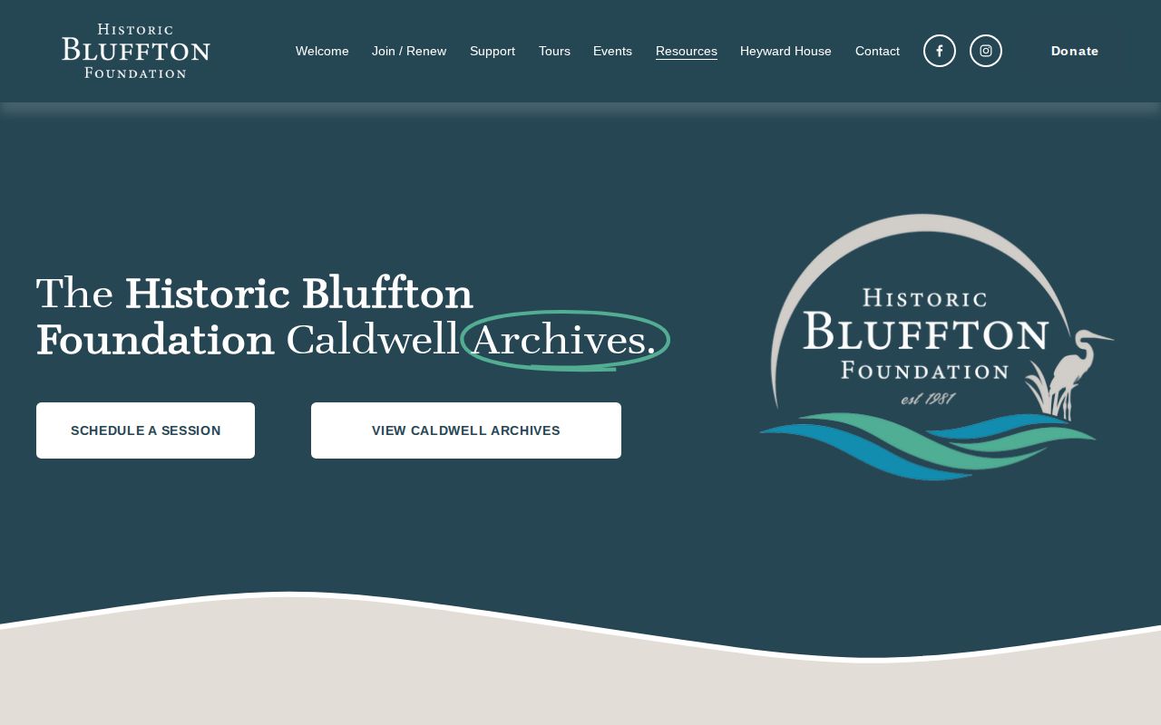 Bluffton city directory research through the Caldwell Archives